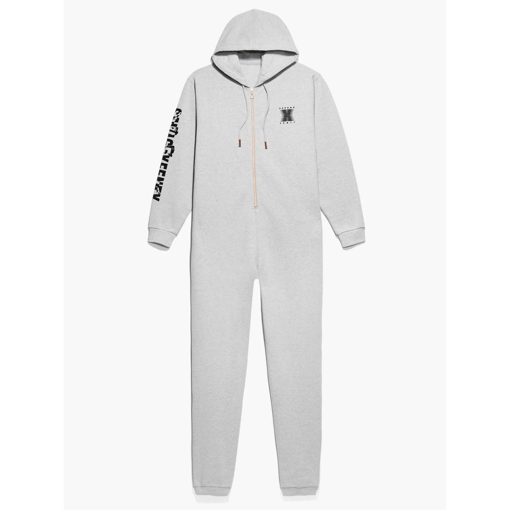 Savage x Fenty Gray Unisex Forever Savage Showgirl Hooded Onesie Size L